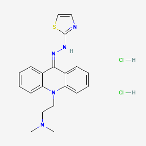 10-(2-(Dimethylamino)ethyl)-9(10H)-acridinone 2-thiazolylhydrazone dihydrochloride