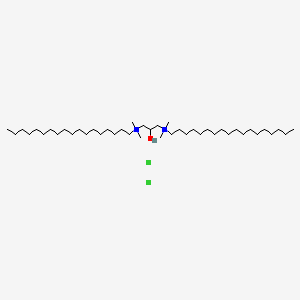 1,3-Propanediaminium, 2-hydroxy-N,N,N',N'-tetramethyl-N,N'-dioctadecyl-, dichloride