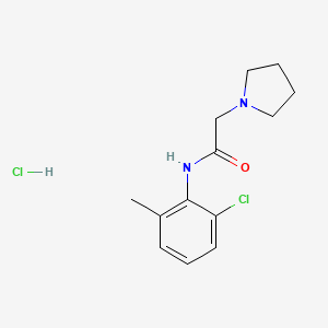 N-(2-Chloro-6-methylphenyl)pyrrolidine-1-acetamide monohydrochloride