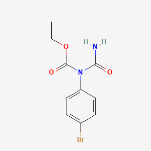 Carbamic acid, (aminocarbonyl)(4-bromophenyl)-, ethyl ester