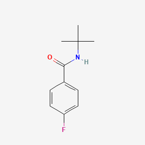molecular formula C11H14FNO B1274986 N-叔丁基-4-氟苯甲酰胺 CAS No. 49834-29-9