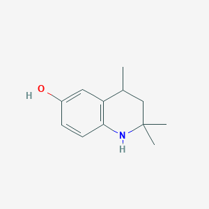 molecular formula C12H17NO B1275004 2,2,4-三甲基-1,2,3,4-四氢喹啉-6-醇 CAS No. 61855-46-7