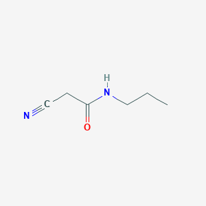 molecular formula C6H10N2O B1275005 2-氰基-N-丙基乙酰胺 CAS No. 52493-35-3