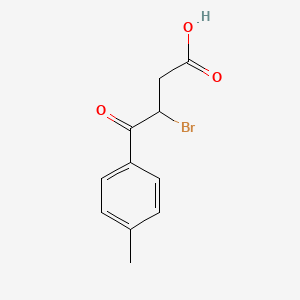 molecular formula C11H11BrO3 B1275006 3-溴-4-氧代-4-对甲苯基丁酸 CAS No. 53515-23-4
