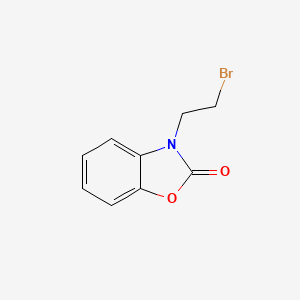 molecular formula C9H8BrNO2 B1275009 3-(2-溴乙基)苯并[d]噁唑-2(3H)-酮 CAS No. 27170-93-0
