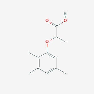 molecular formula C12H16O3 B1275018 2-(2,3,5-Trimethylphenoxy)propanoic acid 