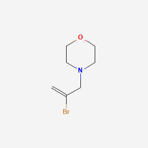 B1275042 Morpholine, 4-(2-bromo-2-propenyl)- CAS No. 37828-83-4