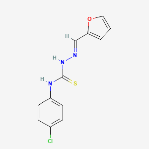 2-Furaldehyde, 4-(p-chlorophenyl)thiosemicarbazone