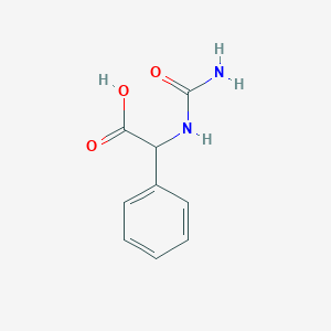 B1275048 2-(Carbamoylamino)-2-phenylacetic acid CAS No. 5616-20-6