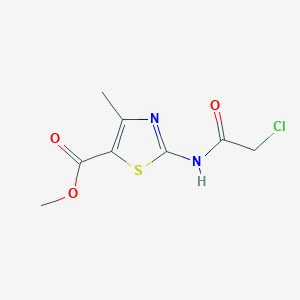 molecular formula C8H9ClN2O3S B1275049 2-[(氯乙酰)氨基]-4-甲基-1,3-噻唑-5-甲酸甲酯 CAS No. 6125-36-6