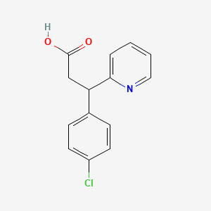 3-(p-Chlorophenyl)-3-(2-pyridyl)-propionic acid