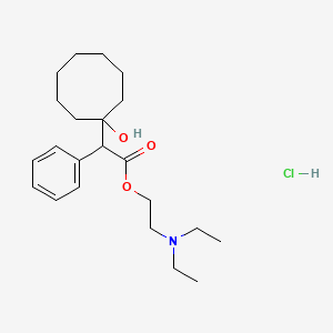 2-(diethylamino)ethyl 2-(1-hydroxycyclooctyl)-2-phenylacetate;hydrochloride