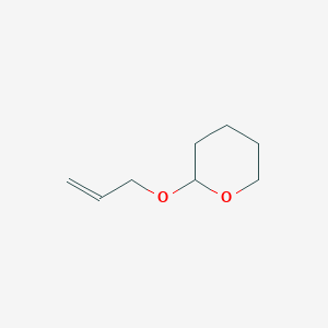 molecular formula C8H14O2 B1275054 2-烯丙氧基四氢吡喃 CAS No. 4203-49-0