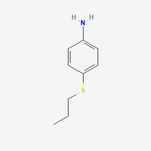 molecular formula C9H13NS B1275063 4-(丙硫基)苯胺 CAS No. 22133-40-0