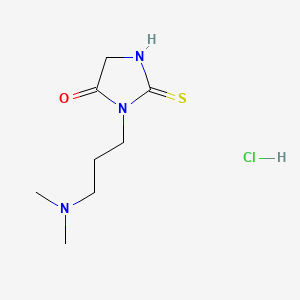 Hydantoin, 3-(3-(dimethylamino)propyl)-2-thio-, hydrochloride