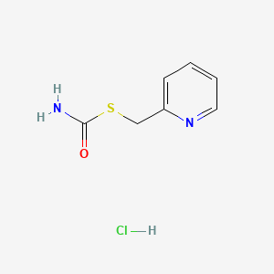 Carbamic acid, thio-, S-2-pyridylmethyl ester, monohydrochloride