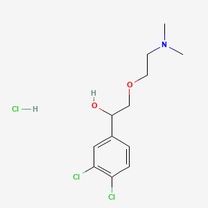 3,4-Dichloro-alpha-((2-(dimethylamino)ethoxy)methyl)benzenemethanol hydrochloride