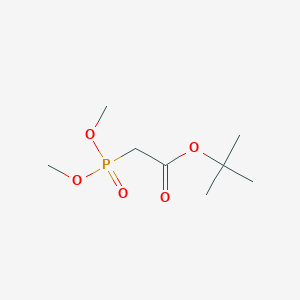 B1275074 tert-Butyl 2-(dimethoxyphosphoryl)acetate CAS No. 62327-21-3
