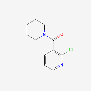 molecular formula C11H13ClN2O B1275090 2-Chloro-3-(piperidin-1-ylcarbonyl)pyridine CAS No. 56149-33-8