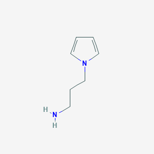 molecular formula C7H12N2 B1275095 3-(1H-Pyrrol-1-YL)propan-1-amine CAS No. 60794-90-3