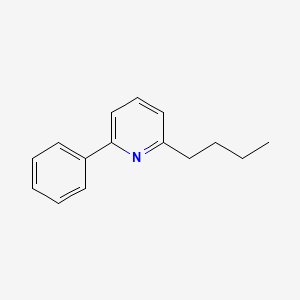 molecular formula C15H17N B1275096 2-丁基-6-苯基吡啶 CAS No. 60272-71-1