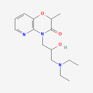 4-(3-(Diethylamino)-2-hydroxypropyl)-2-methyl-2H-pyrido(3,2-b)-1,4-oxazin-3(4H)-one