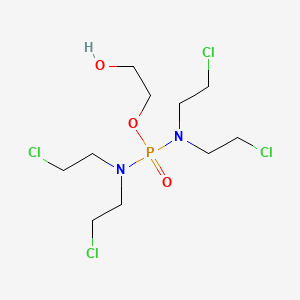 2-Hydroxyethyl n,n,n',n'-tetrakis(2-chloroethyl)phosphorodiamidate