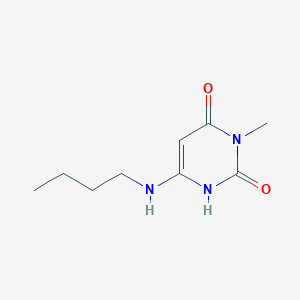 molecular formula C9H15N3O2 B1275111 6-(butylamino)-3-methylpyrimidine-2,4(1H,3H)-dione CAS No. 5759-64-8