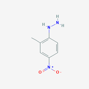 molecular formula C7H9N3O2 B1275116 (2-Methyl-4-nitrophenyl)hydrazine CAS No. 77484-08-3