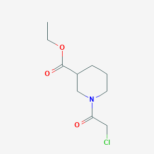 molecular formula C10H16ClNO3 B1275129 Ethyl 1-(chloroacetyl)piperidine-3-carboxylate CAS No. 379254-55-4