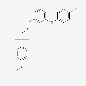 Benzene, 1-(4-bromophenoxy)-3-((2-(4-ethoxyphenyl)-2-methylpropoxy)methyl)-