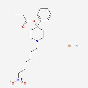 1-(6-Nitrohexyl)4-acetoxy-4-phenylpiperidine hydrobromide