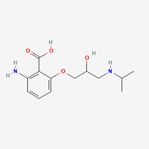 2-Amino-6-(2-hydroxy-3-((1-methylethyl)amino)propoxy)-benzoic acid