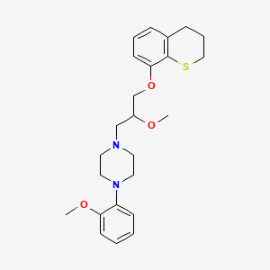 8-((3-(4-(2-Methoxyphenyl)piperazin-1-yl)-2-methoxypropyl)oxy)thiochroman