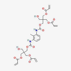 2-(((((3-(((3-Hydroxy-2,2-bis(((1-oxoallyl)oxy)methyl)propoxy)carbonyl)amino)methylphenyl)amino)carbonyl)oxy)methyl)-2-(hydroxymethyl)-1,3-propanediyl diacrylate