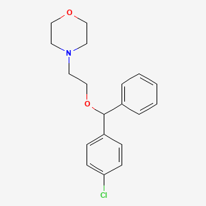 molecular formula C19H22ClNO2 B12751578 Difencloxazine CAS No. 5617-26-5