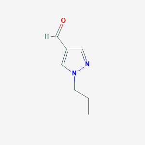 molecular formula C7H10N2O B1275159 1-Propyl-1H-pyrazole-4-carbaldehyde CAS No. 473249-36-4