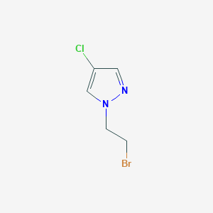 molecular formula C5H6BrClN2 B1275160 1-(2-溴乙基)-4-氯-1H-吡唑 CAS No. 1011801-59-4