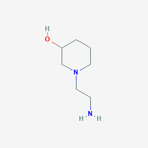 molecular formula C7H16N2O B1275175 1-(2-氨基乙基)哌啶-3-醇 CAS No. 847499-95-0