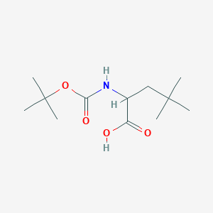 B1275177 2-Tert-butoxycarbonylamino-4,4-dimethyl-pentanoic acid CAS No. 507264-54-2