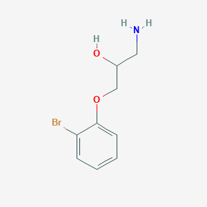molecular formula C9H12BrNO2 B1275191 1-Amino-3-(2-bromophenoxy)propan-2-ol CAS No. 112169-37-6