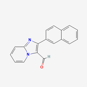 molecular formula C18H12N2O B1275197 2-(2-萘基)咪唑并[1,2-a]吡啶-3-甲醛 CAS No. 720696-77-5