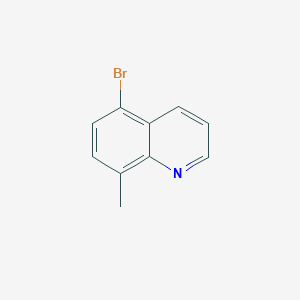 molecular formula C10H8BrN B1275203 5-溴-8-甲基喹啉 CAS No. 74316-55-5