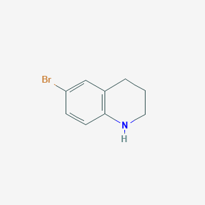 molecular formula C9H10BrN B1275206 6-Bromo-1,2,3,4-tetrahydroquinoline CAS No. 22190-35-8