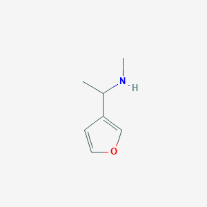 molecular formula C7H11NO B1275208 1-(3-呋喃基)-N-甲基乙胺 CAS No. 252372-11-5