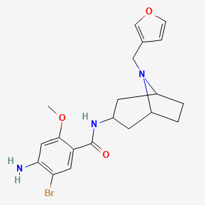 Benzamide, 4-amino-5-bromo-N-(8-(3-furanylmethyl)-8-azabicyclo(3.2.1)oct-3-yl)-2-methoxy-, exo-