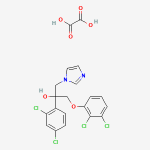 2-(2,4-Dichlorophenyl)-3-(2,3-dichlorophenoxy)-1-(imidazol-1-yl)-2-propanol oxalate