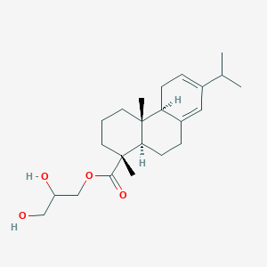 2,3-dihydroxypropyl (1R,4aR,4bS,10aR)-1,4a-dimethyl-7-propan-2-yl-2,3,4,4b,5,9,10,10a-octahydrophenanthrene-1-carboxylate