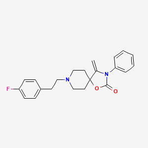 1-Oxa-3,8-diazaspiro(4.5)decan-2-one, 8-(2-(4-fluorophenyl)ethyl)-4-methylene-3-phenyl-