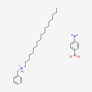 4-aminobenzoate;benzyl-dimethyl-octadecylazanium